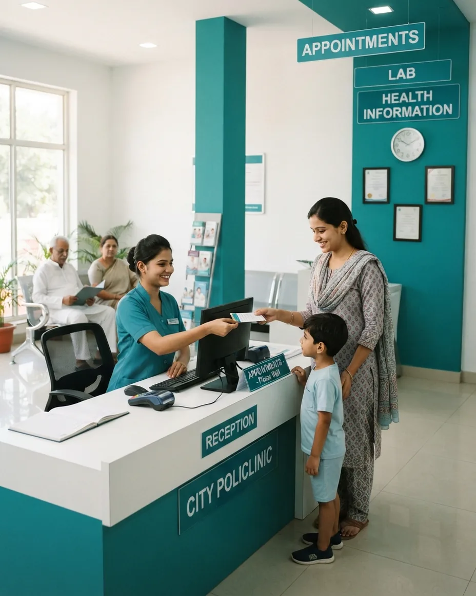 Clinic reception